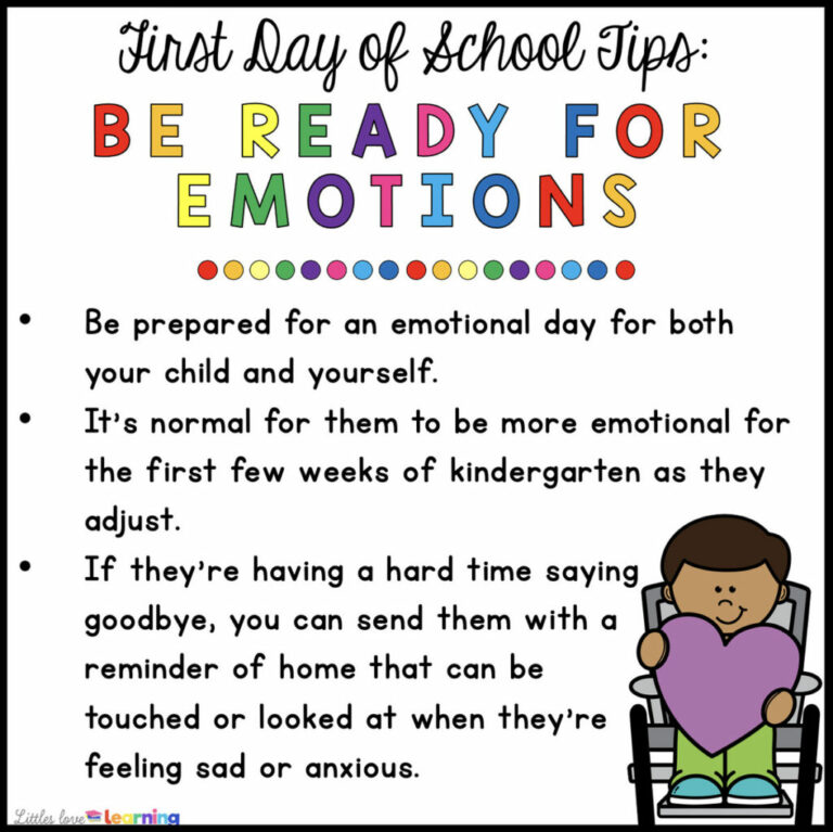 First Day of Kindergarten: A Comprehensive Guide for Parents