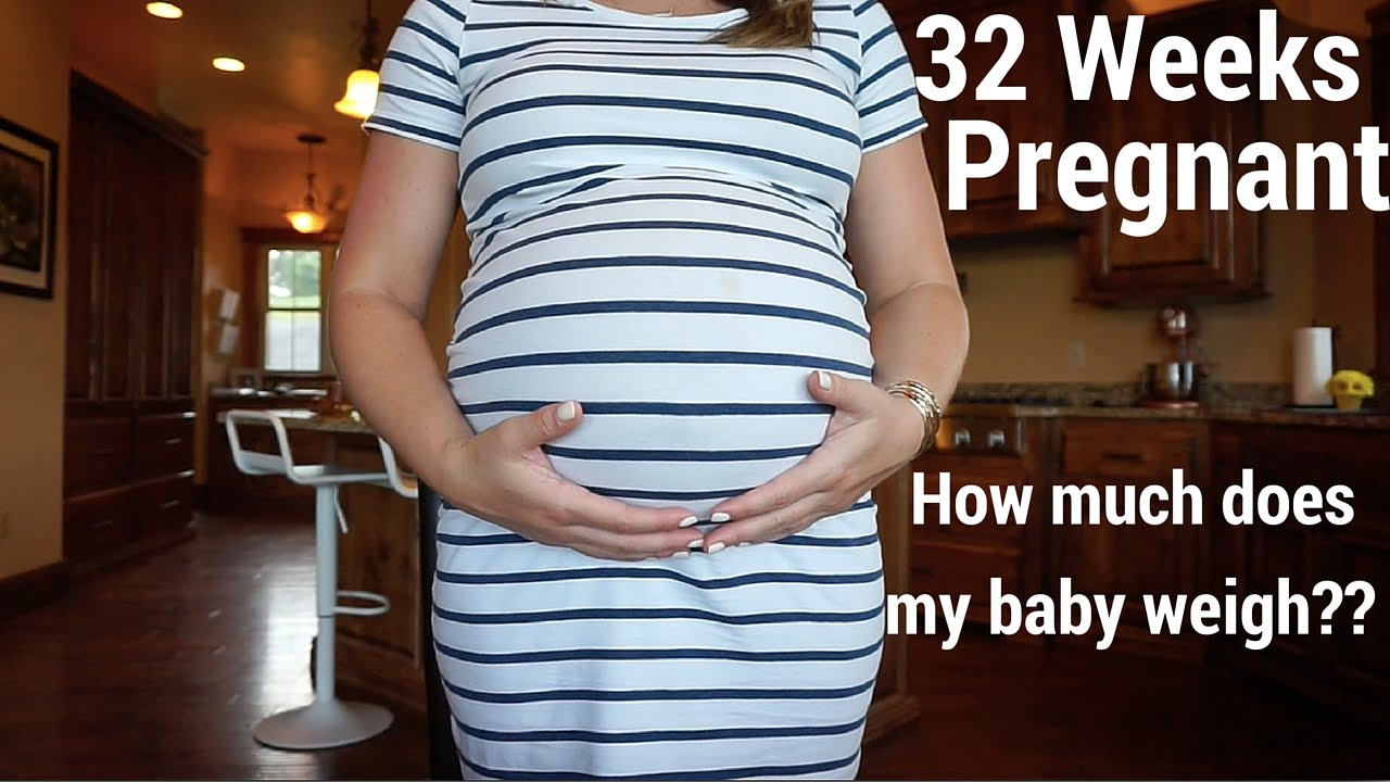 32 Weeks Pregnant How Much Does My Baby Weigh YouTube