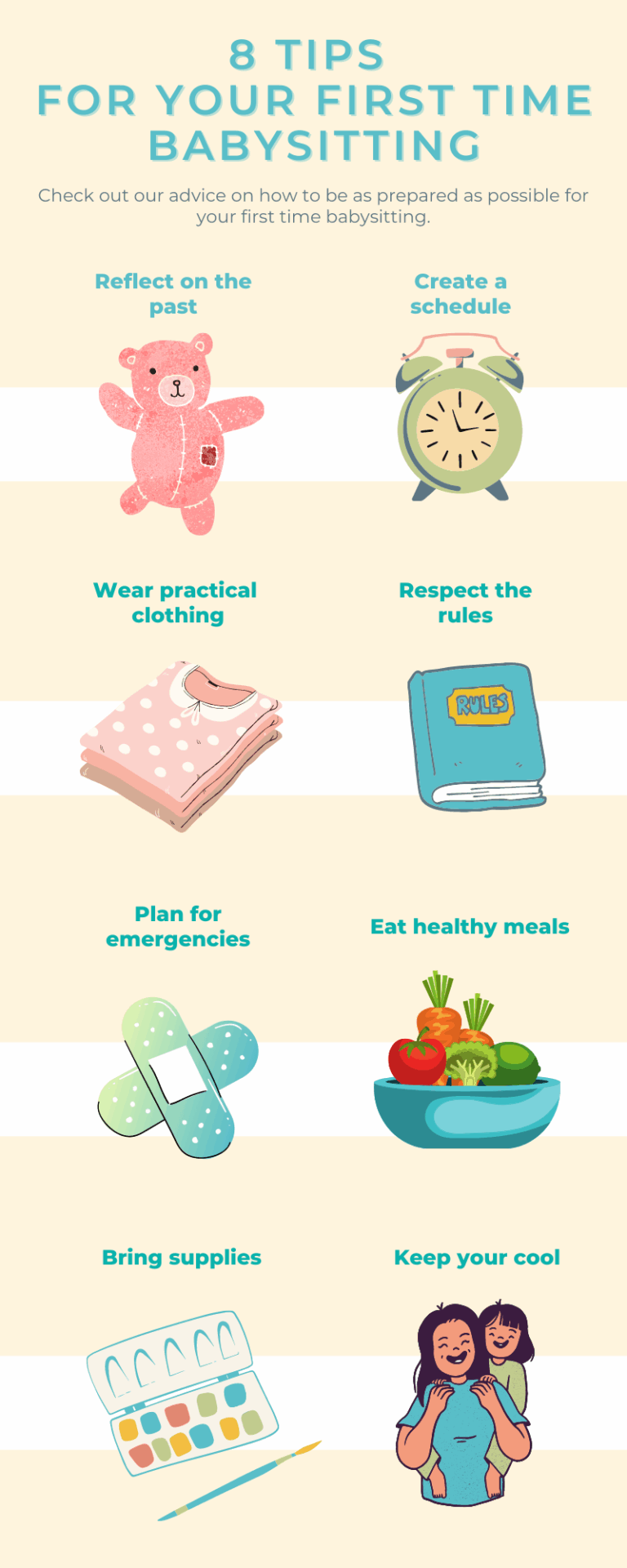 8 Important Tips For Your First Time Babysitting