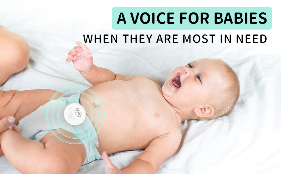 Amazon MOMWILIKE Baby Breathing Monitor Wearable Smart Baby Sleep 