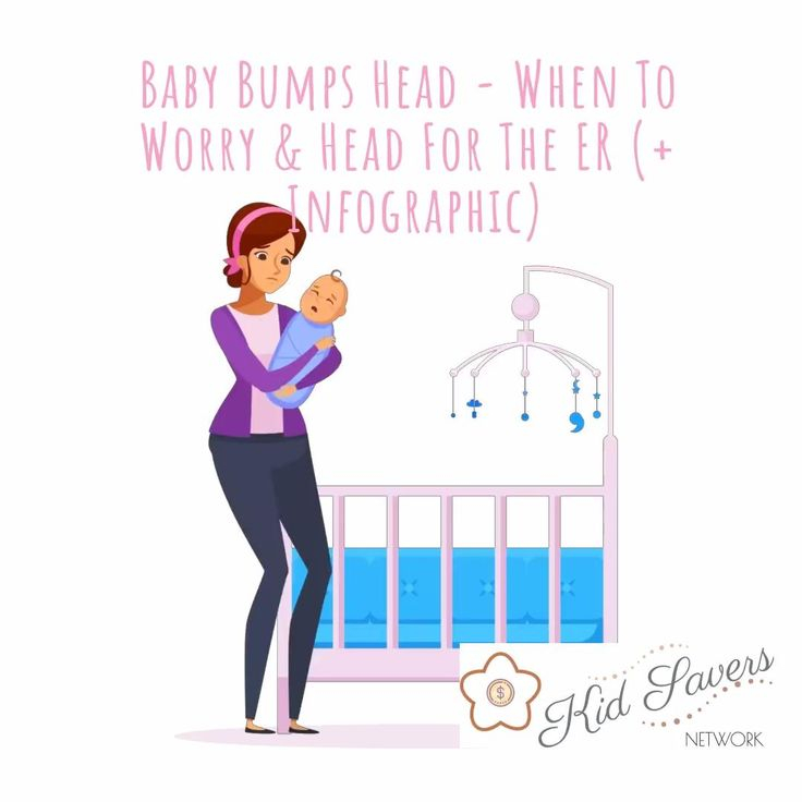 Baby Bumps Head When To Worry Head For The ER Infographic In 
