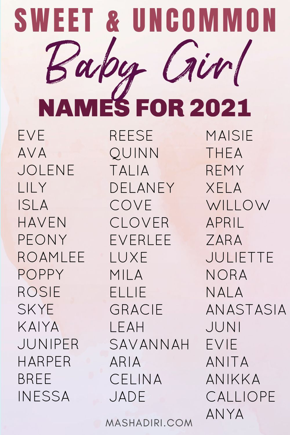 Baby Girl Names