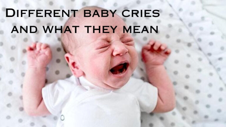 Different Baby Cries And What They Mean YouTube