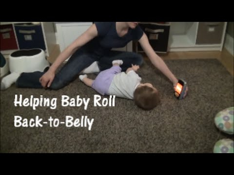 Helping Baby Roll Back To Belly YouTube