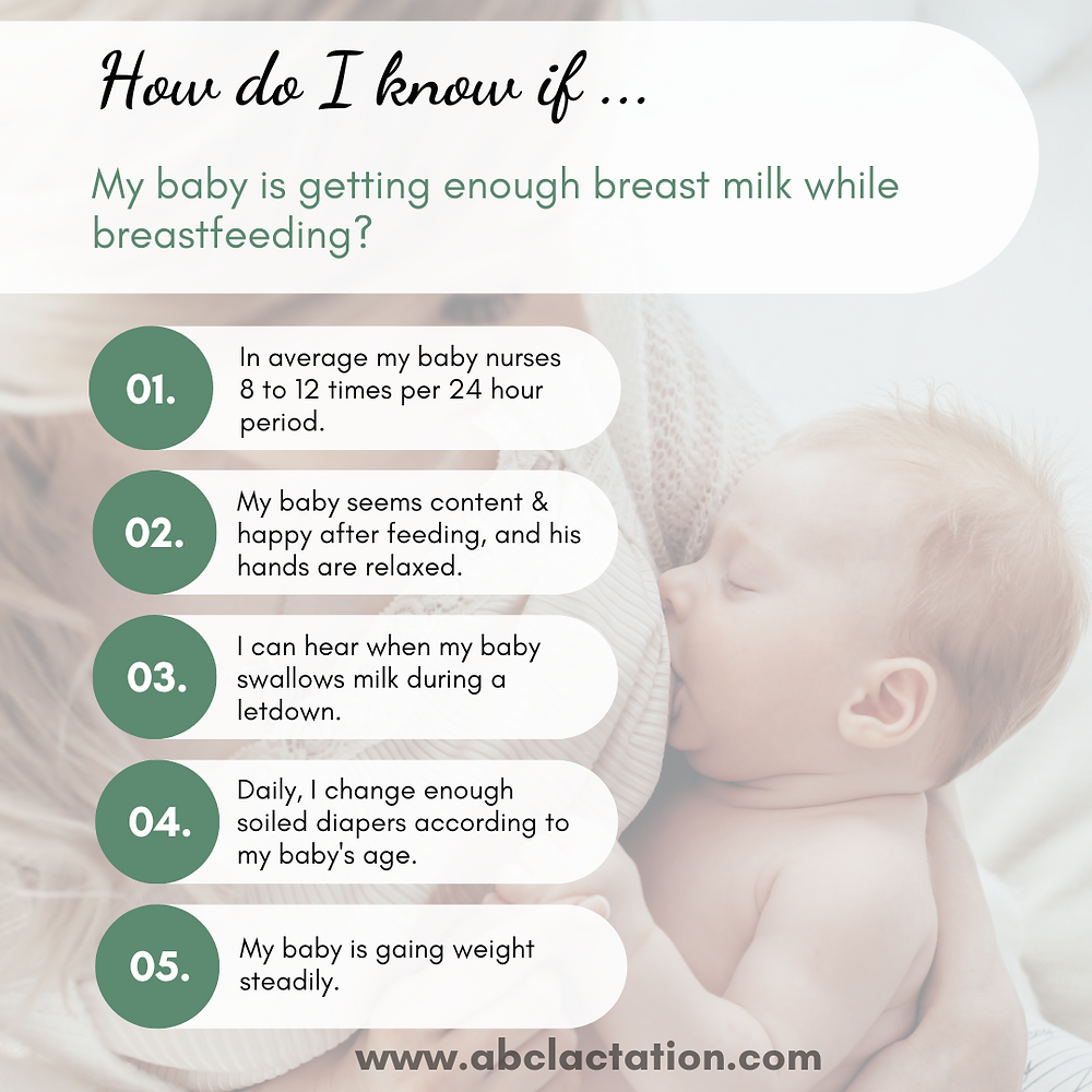 How Do I Know If My Baby Is Getting Enough Breastmilk 