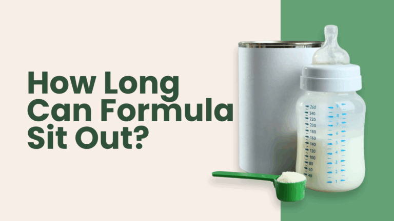 How Long Can Formula Sit Out 