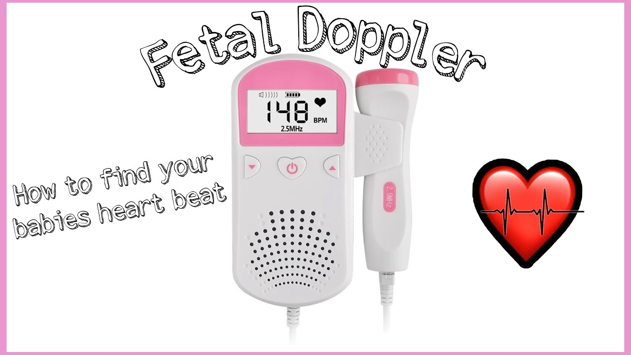 How To Find Your Babies Heart Beat With A Fetal Doppler YouTube