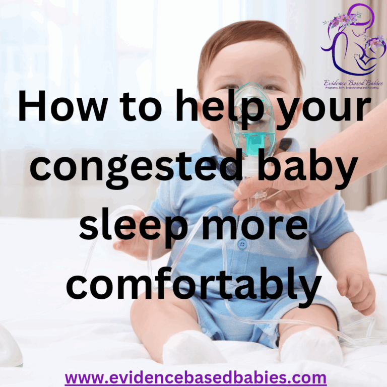How To Help Your Congested Baby Sleep More Comfortably Evidence Based 