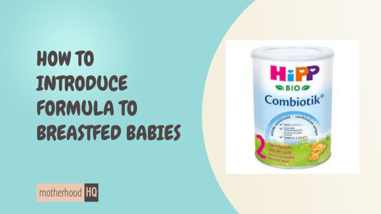 How To Introduce Formula To Breastfed Babies Motherhoodhq