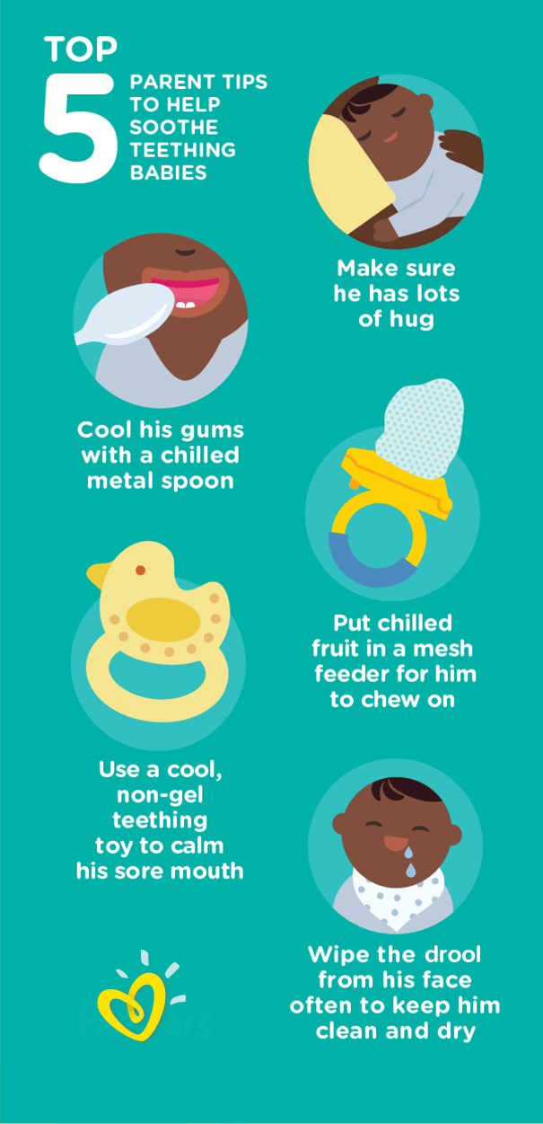 How To Soothe A Teething Baby Pampers