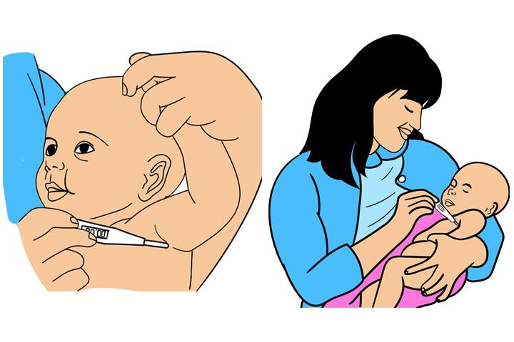 How To Take Your Baby 39 s Temperature With Digital Thermometer 