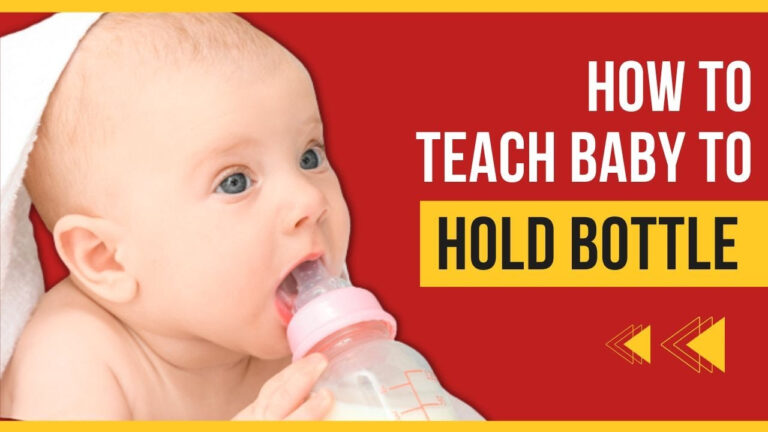 How To Teach Baby To Hold Bottle Easy Tips To Help With It For 