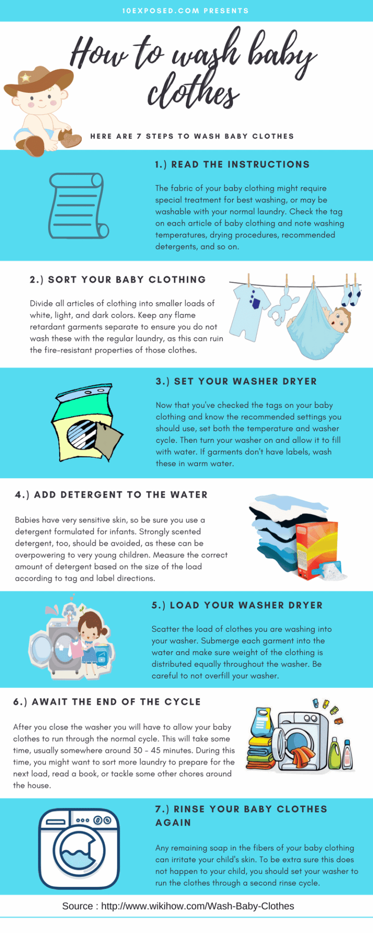 How To Wash Baby Clothes Parental Journey
