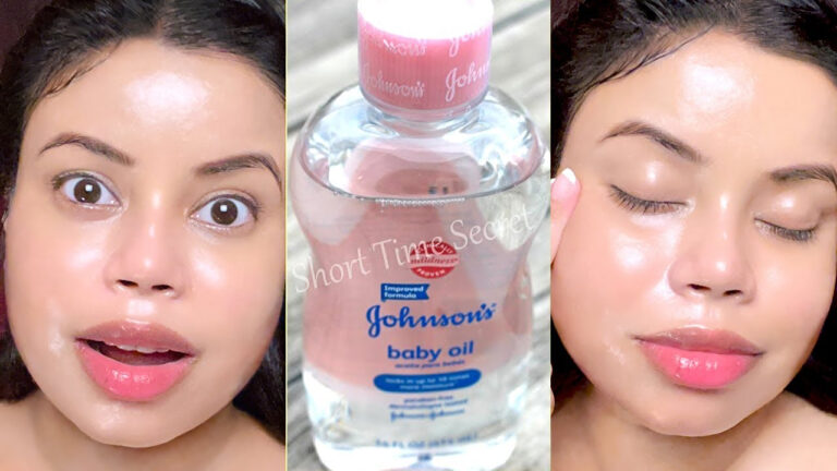I Apply quot Baby Oil quot On My Face See The Magic GLASS Skin With Baby 