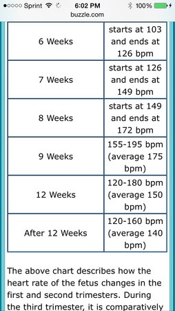 Is A Heart Rate Of 170 At 8 Weeks Too High BabyCenter