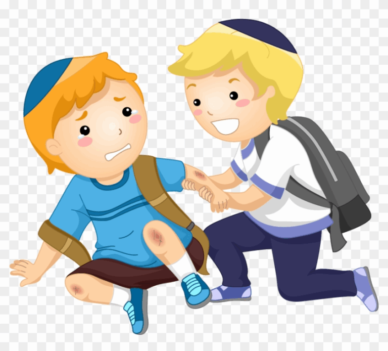 Kids Helping Cartoon Free Transparent PNG Clipart Images Download