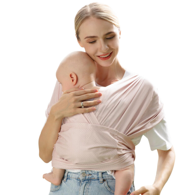 MOMTORY Baby Carrier Wrap Easy To Wear Baby Sling Wrap Newborn To 