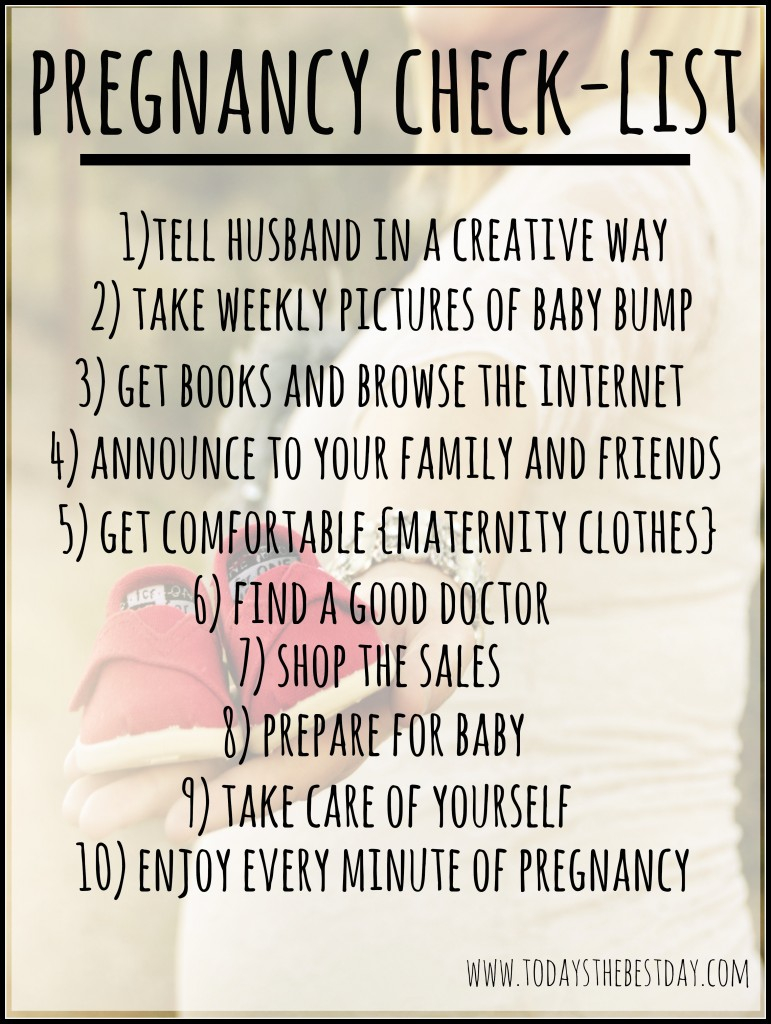 Must Dos When Expecting A Baby