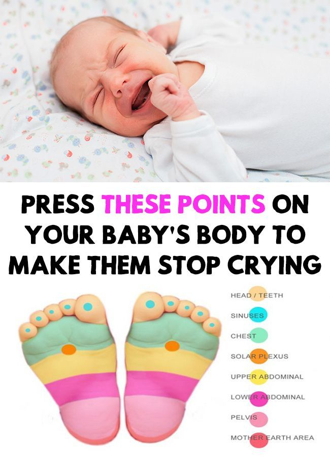 Press These Points On Your Baby 39 s Body To Make Them Stop Crying 