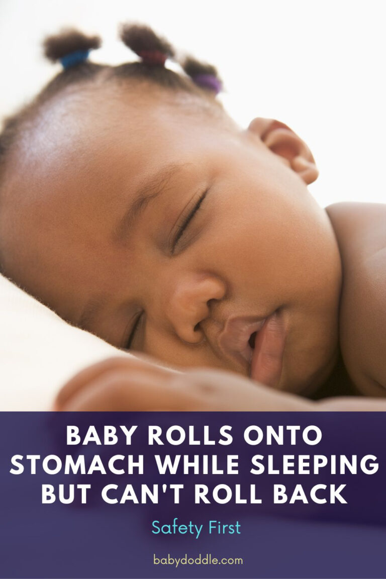 Safety First Baby Rolls Onto Stomach While Sleeping But Can 39 t Roll Back