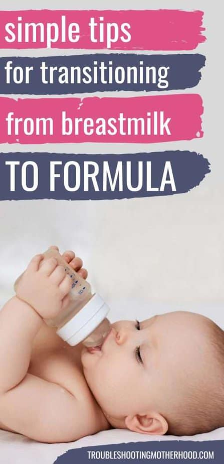 Smooth Strategies For Transitioning From Breast To Formula Feeding 