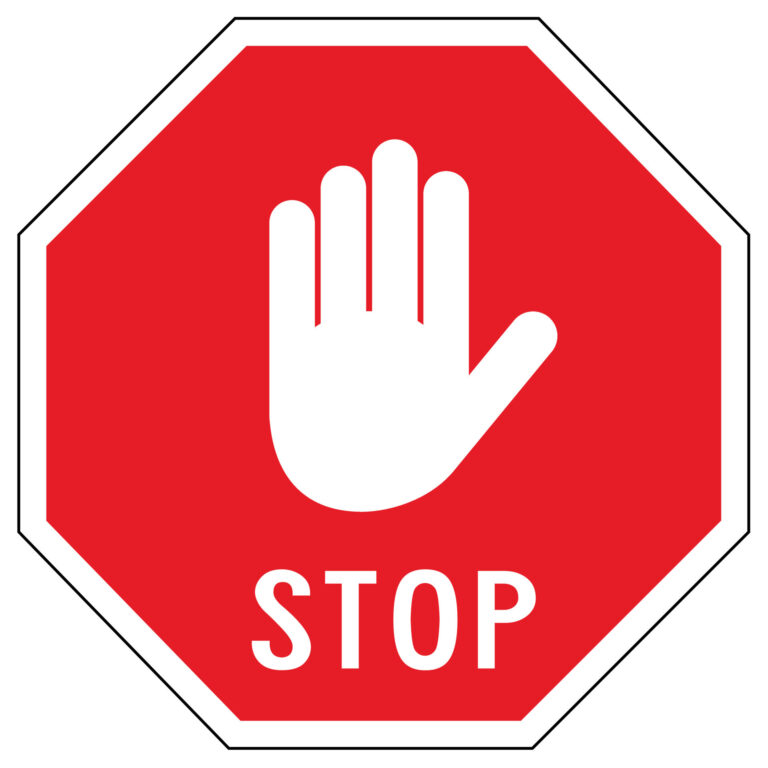 Stop Sign Template