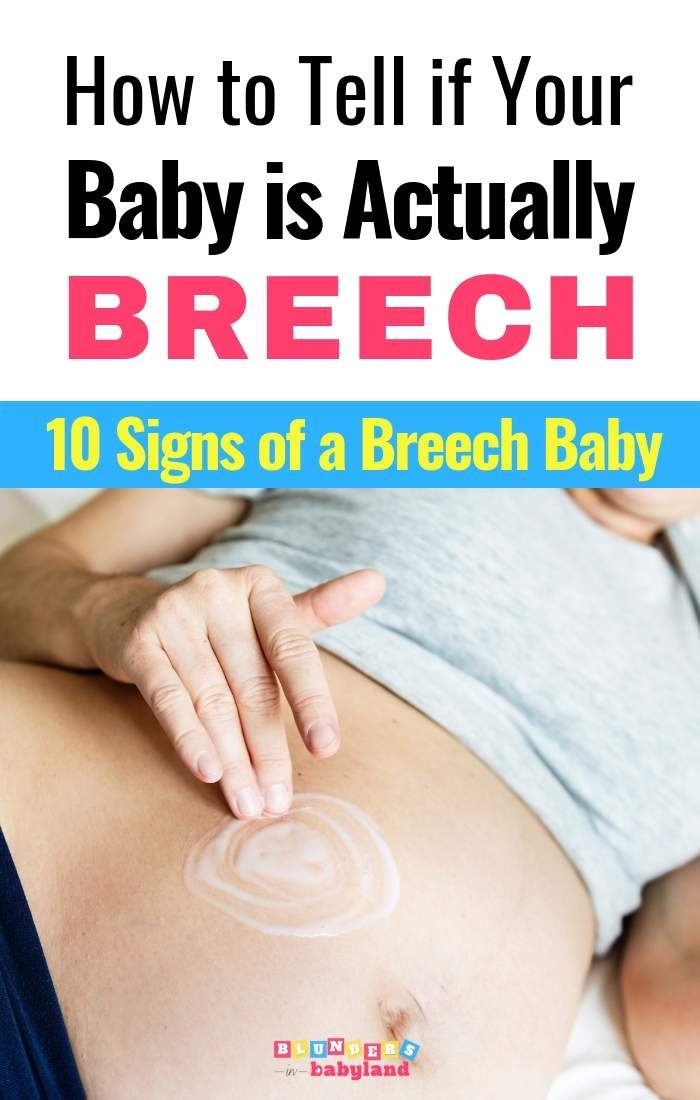 There Are Telltale Signs Of A Breech Baby That You Should Know Late In 