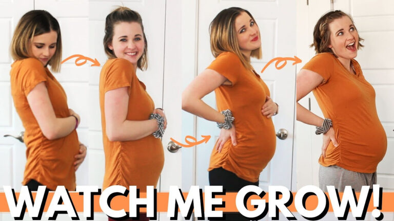 WEEK BY WEEK PREGNANCY PROGRESSION 4 20 WEEKS 1st Half Of 