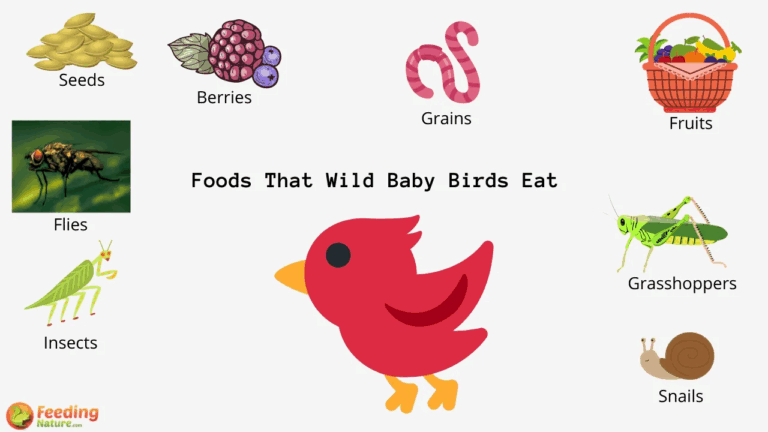 What Do Wild Baby Birds Eat Feeding Nature