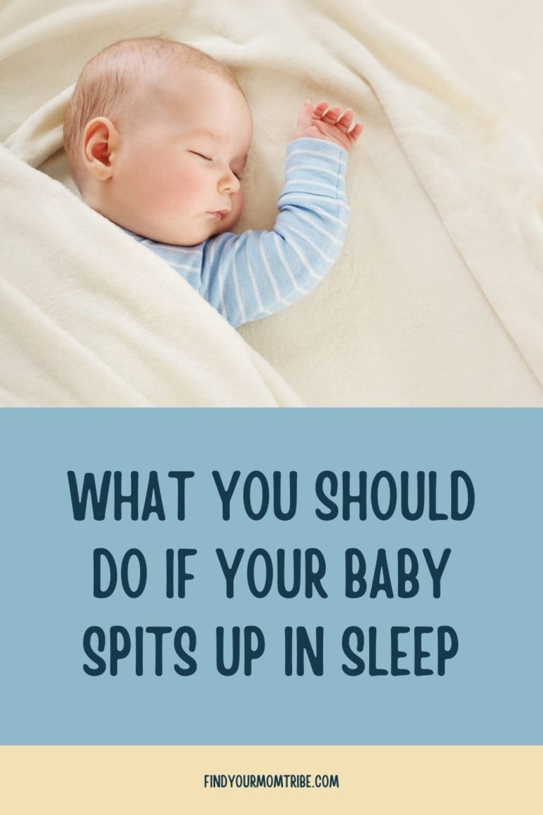 What You Should Do If Your Baby Spits Up In Sleep
